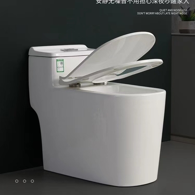 衛生製品の便器陶磁器の金色のあたりの浴室WC
