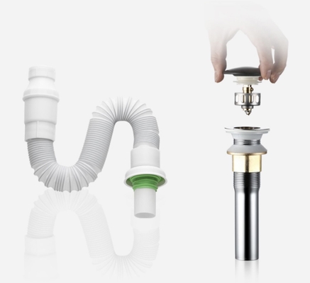 カウンタートップの陶磁器の円形の陶磁器の洗面器無光沢の光沢がある黒い色