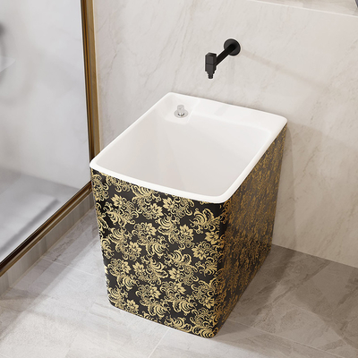 440*300*400mmの床-床のクリーニングのための取付けられたモップの洗面器の単一の穴