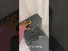 Siphon Flushing Button Sanitary Ware Toilet One Piece P Trap S Trap